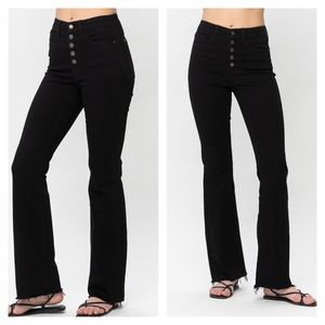 New Judy Blue Button Fly Bootcut Jeans